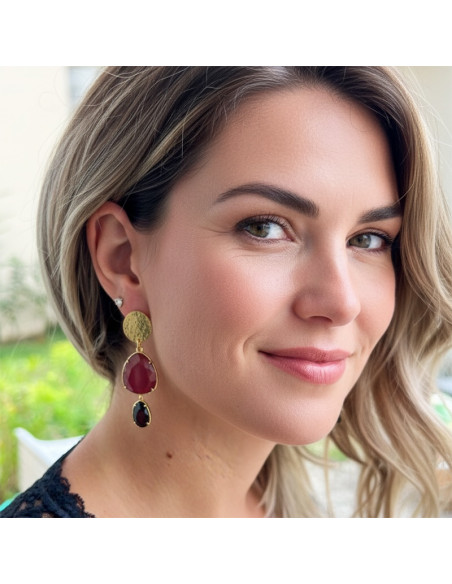 Boucles d'oreilles clips Caroline