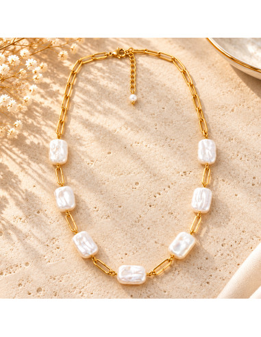 Collier Perle d'eau douce baroque