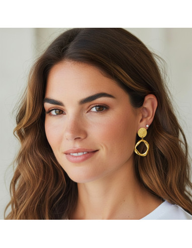 Boucle d'oreille à clip Oréa