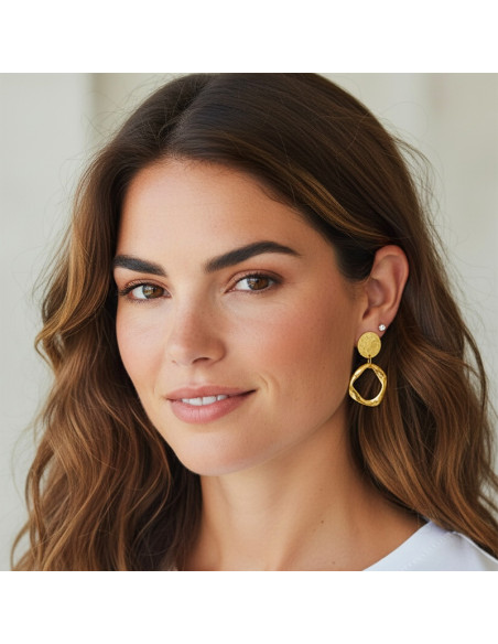 Boucle d'oreille à clip Oréa