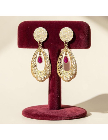 Boucles d'oreilles à clips Arabesque