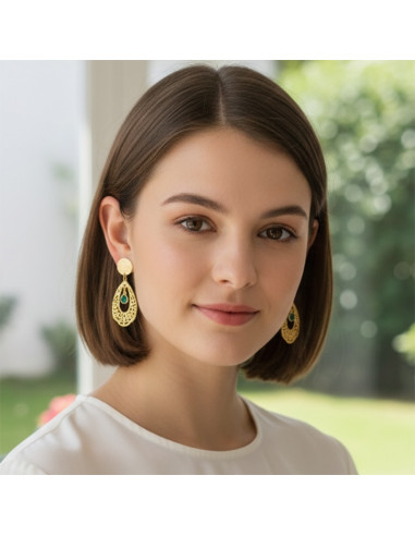 Boucles d'oreilles à clips Arabesque