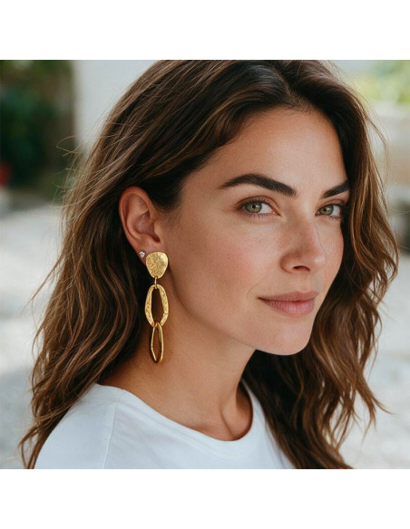 Boucles d'oreilles clips Double Eclat