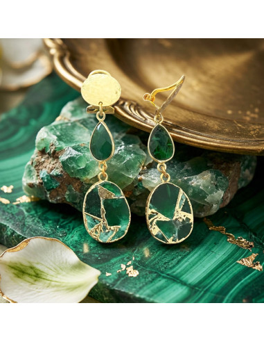 Boucles d'oreilles à clips Amazone