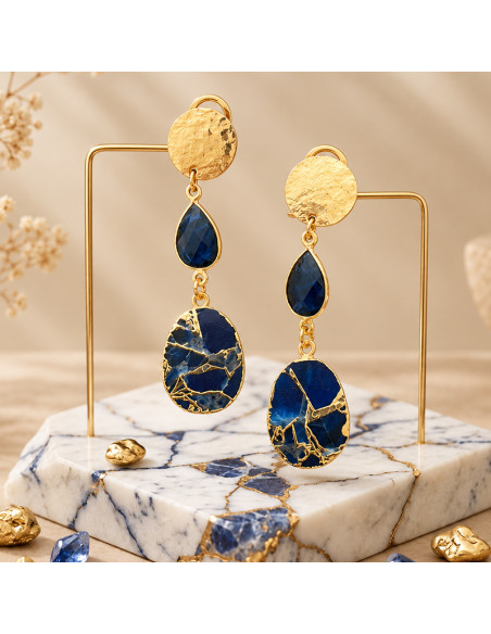 Boucles d'oreilles à clips Amazone