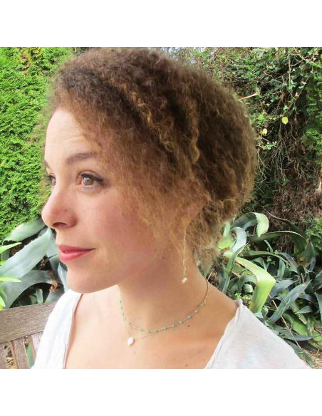 Boucle d'oreille clip Miami.