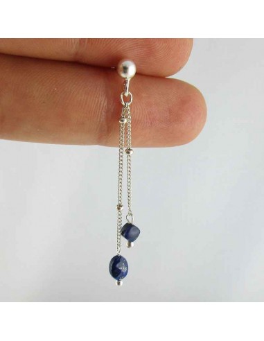 Boucles d'oreilles argent Lapis Lazuli