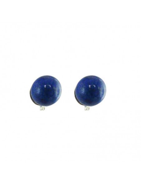 Boucle d'oreille clip Lapis Lazuli