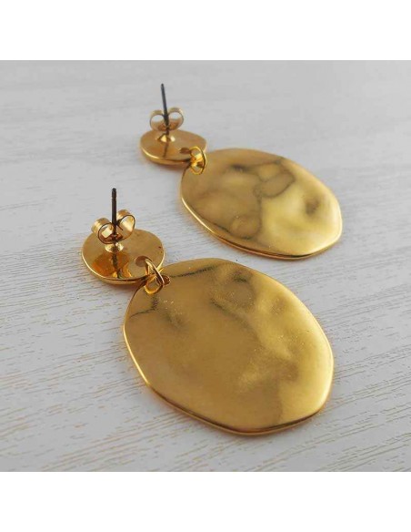 boucle d'oreille plaqué or