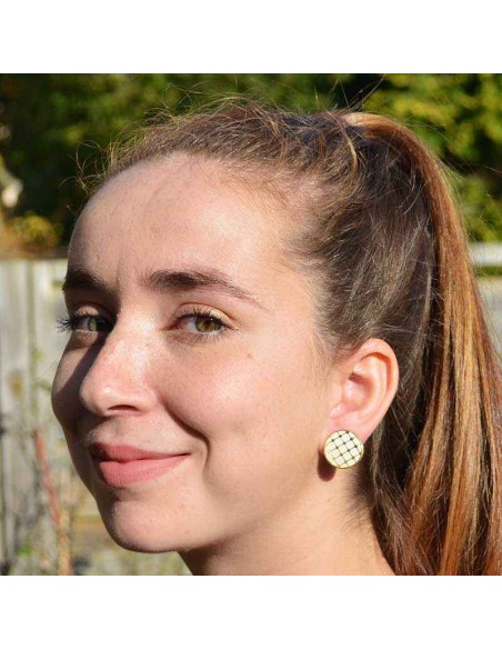 Boucles d'oreilles clips rétro