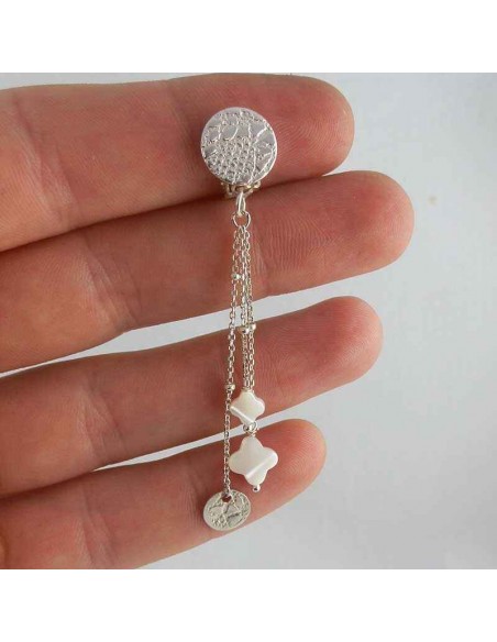 Boucles d'oreilles à clips argent 925