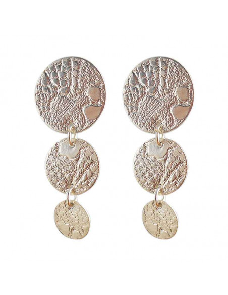 Boucle d'oreille argent épidaure