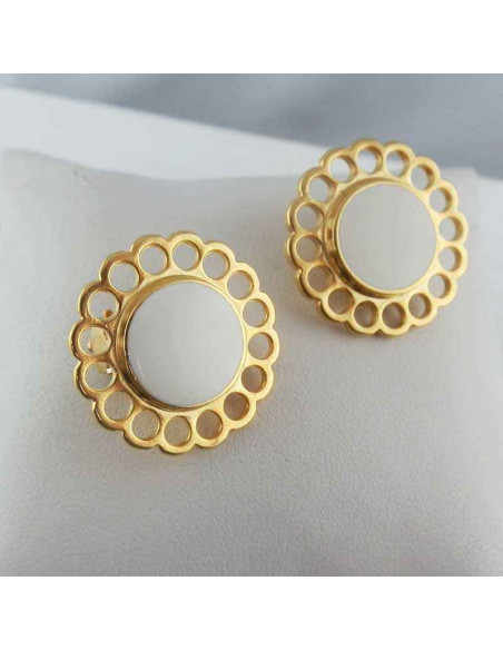 Boucle d'oreille à clip rétro