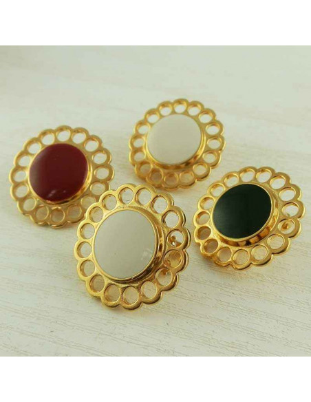 Boucle d'oreille à clip rétro