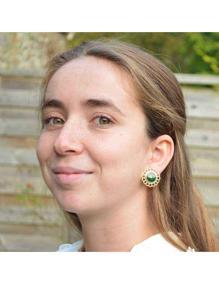 Boucle d'oreille à clip rétro