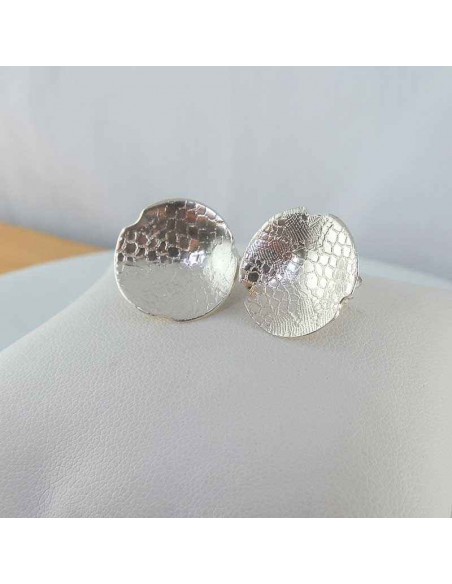 Boucle d'oreille clip court argent 925