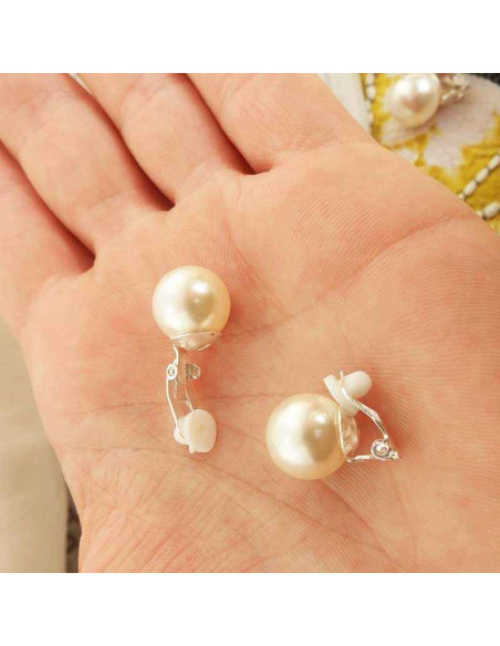 Boucle d'oreille clip Swarovski