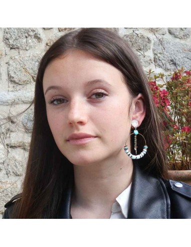 Boucles d'oreilles clips vahiné