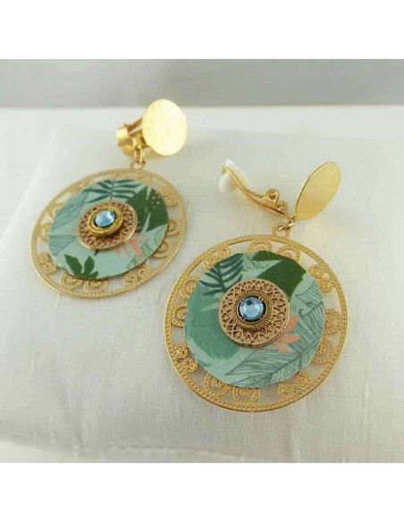 Boucles d'oreilles clips Thai