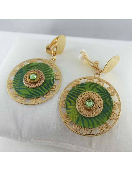 Boucles d'oreilles clips Thai