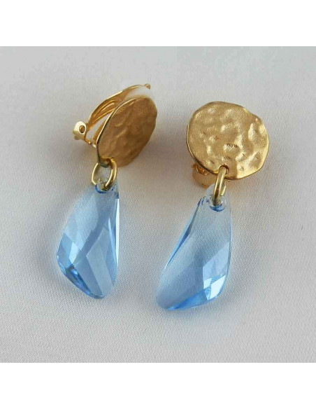 Boucles d'oreilles clips cristal swaroski