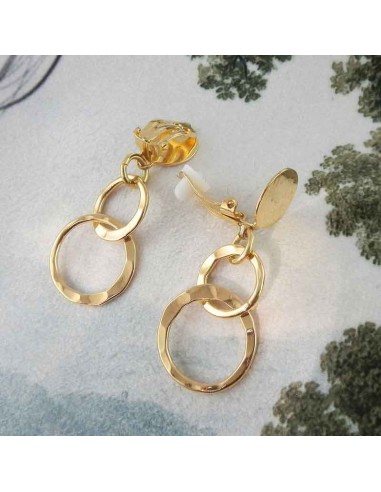 Boucle d'oreille clip biarritz