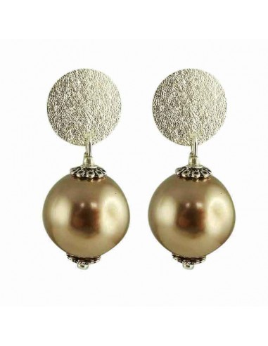 Boucle d'oreille clip Swarovski Nacrée