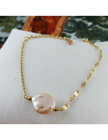 Bracelet perle d'eau douce