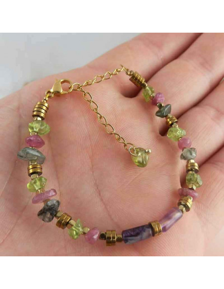 Bracelet Java Améthyste