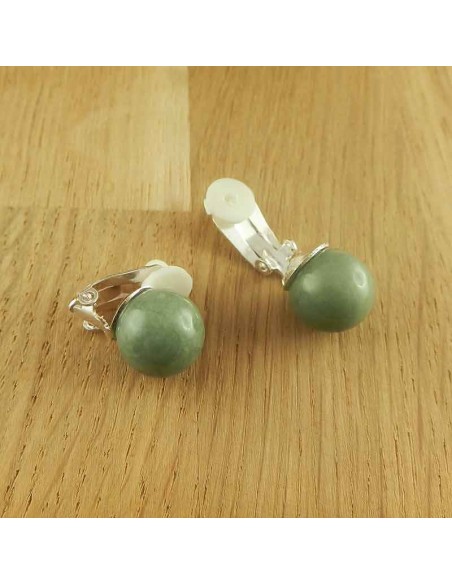 Boucles d'oreilles clips Pierres Fines