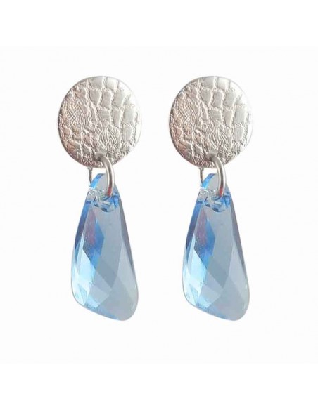 Boucles d'oreillles clips Aquamarina Argent 925