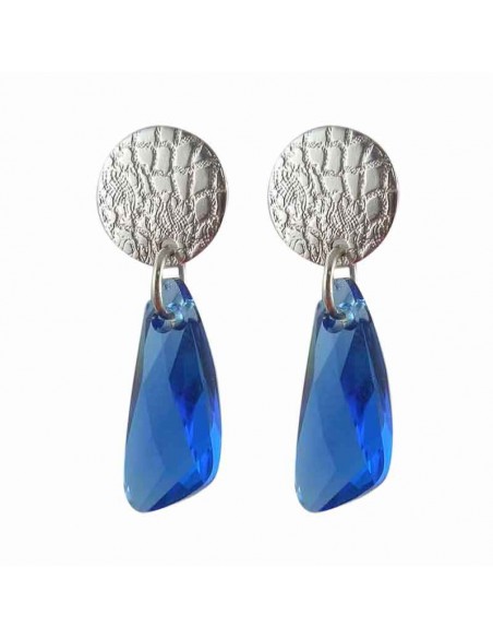 Boucles d'oreillles clips Aquamarina Argent 925