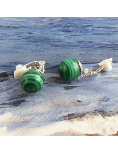 Boucles d'oreilles clips Pierres Fines