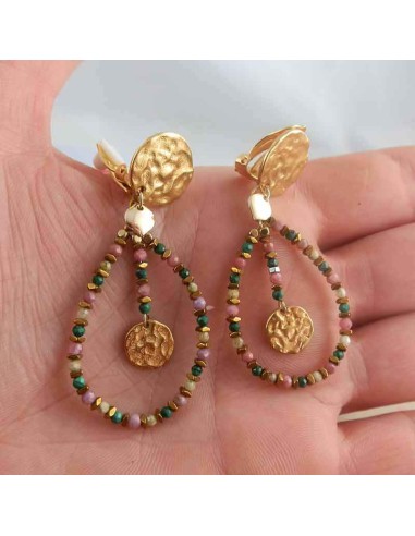 Boucles d'oreilles à clips Pondichéry 2