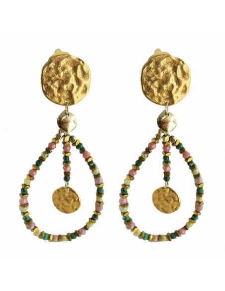 Boucles d'oreilles à clips Pondichéry