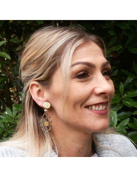 Boucles d'oreilles à clips Pondichéry