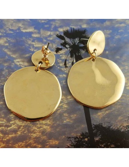 boucle d'oreille plaqué or