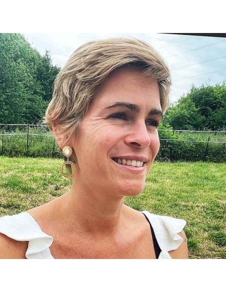 Boucles d'oreilles à clips gourmette