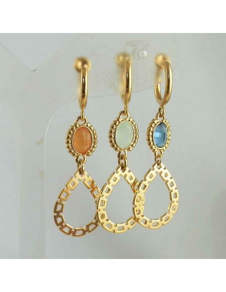 Boucles d'oreilles clips Eva