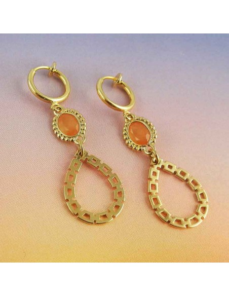 Boucles d'oreilles clips Eva