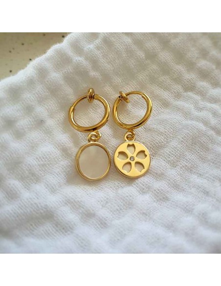 Boucles d'oreilles clips Astral