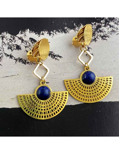 Boucles d'oreilles clips Farah