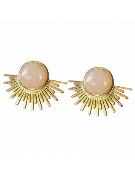 Boucle d'oreille clip Demi Soleil