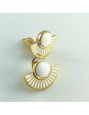 Boucle d'oreille clip Peyotl