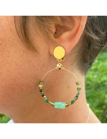 Boucles d'oreilles clips Sri Lanka