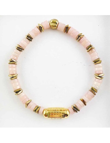 Bracelet Opale et Rhodonite 2