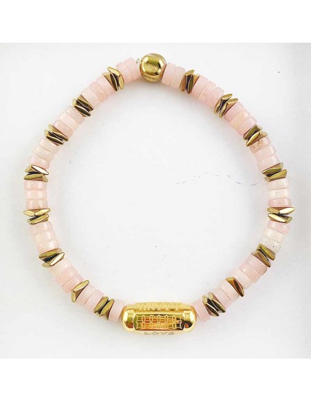Bracelet Opale et Rhodonite