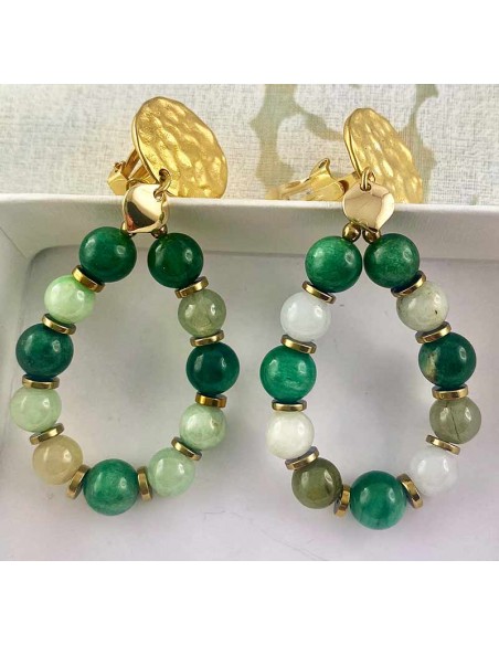 Boucles d'oreilles clips Toscane