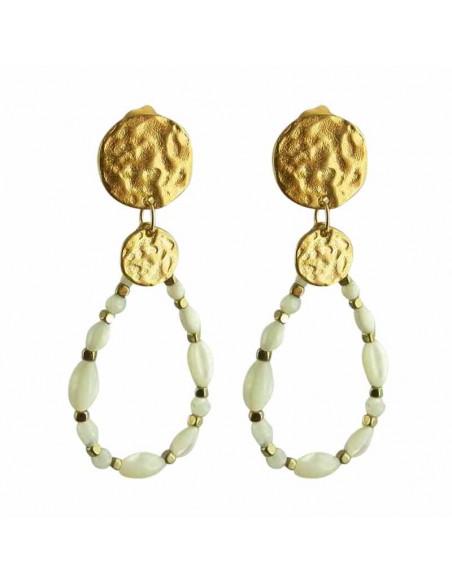 Boucle d'oreille Nacre York