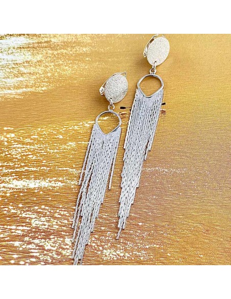 Boucle d'oreille clip Uptown Argenté